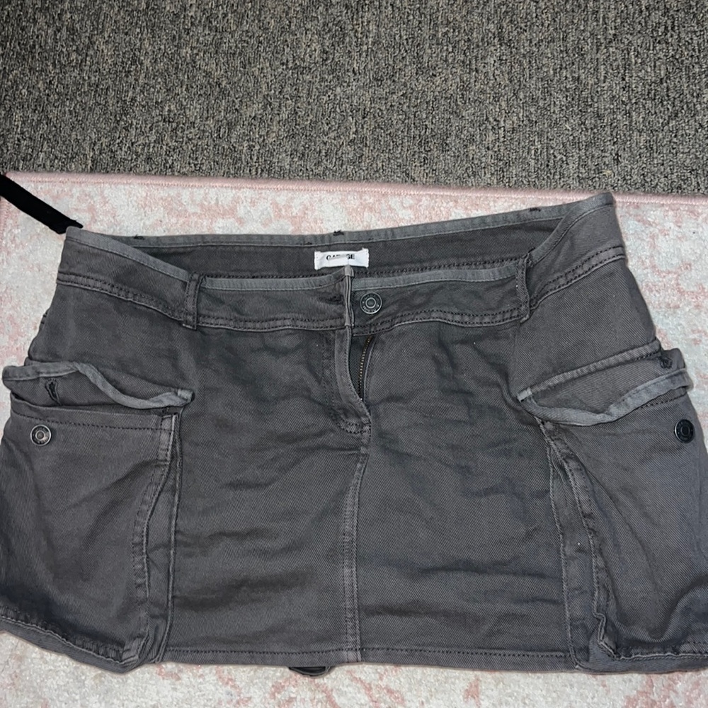 garage grey skirt